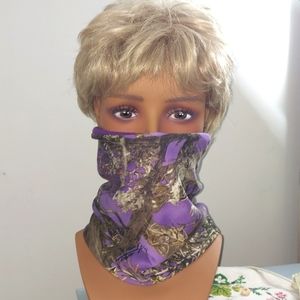 True Timber Turtle Fur Purple Camo Neckwarmer Gator Face cover Unisex